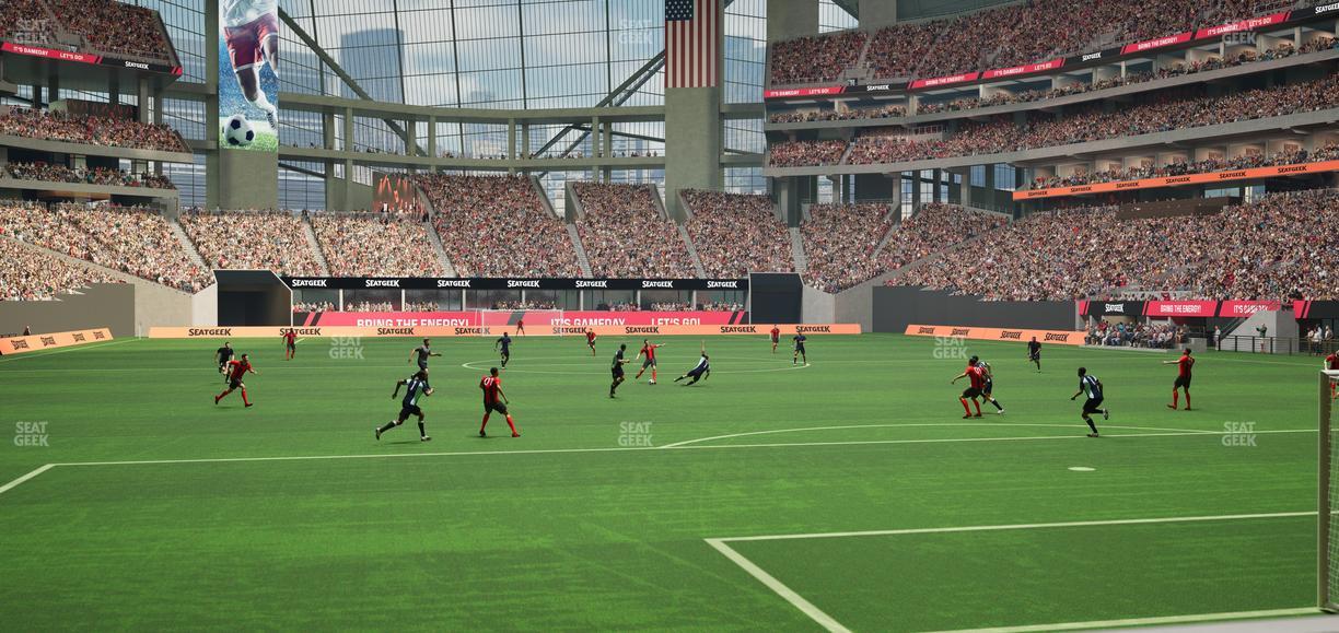 Mercedes-Benz Stadium - Section West Field Suite 15 Seat View