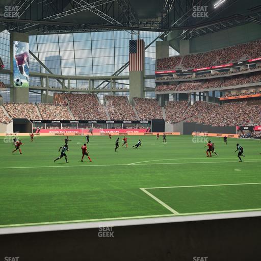 Mercedes-Benz Stadium - Section West Field Suite 15 Seat View