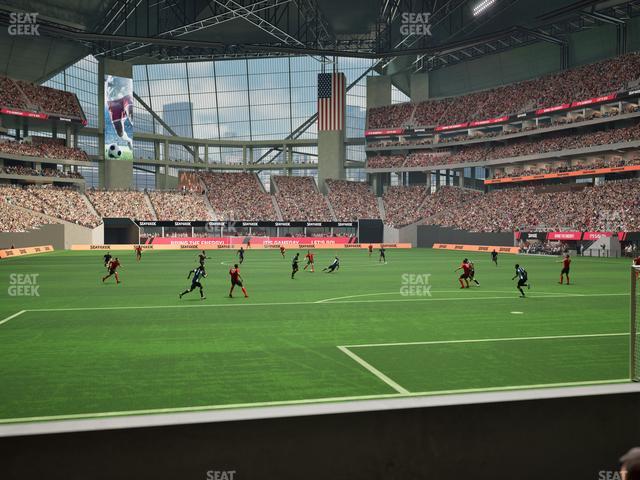 Mercedes-Benz Stadium - Section West Field Suite 15 Seat View