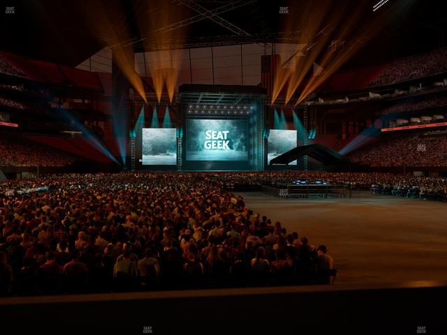 Mercedes-Benz Stadium - Section West Field Suite 15 Seat View