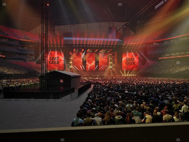 Mercedes-Benz Stadium - Section West Field Suite 15 Seat View