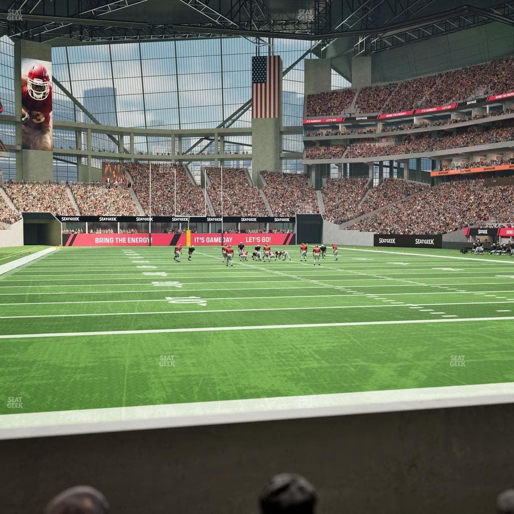 Mercedes-Benz Stadium - Section West Field Suite 15 Seat View