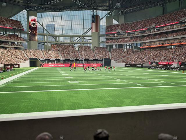Mercedes-Benz Stadium - Section West Field Suite 15 Seat View