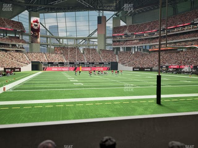 Mercedes-Benz Stadium - Section West Field Suite 15 Seat View