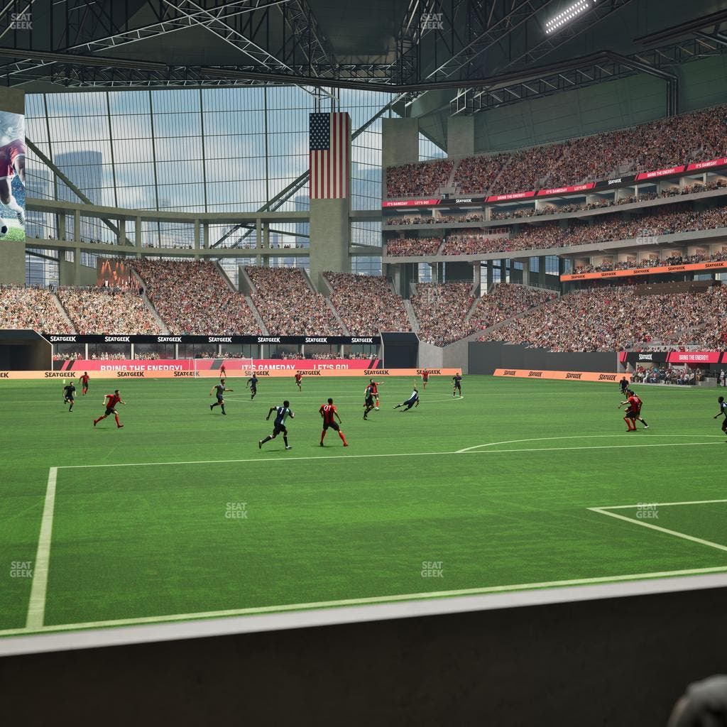 Mercedes-Benz Stadium - Section West Field Suite 16 Seat View