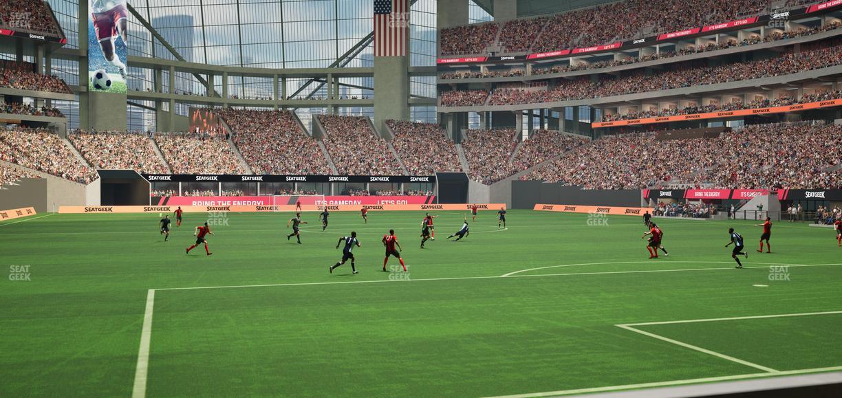 Mercedes-Benz Stadium - Section West Field Suite 16 Seat View