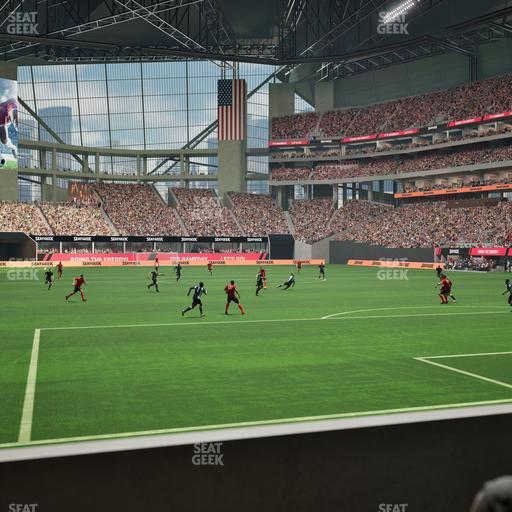 Mercedes-Benz Stadium - Section West Field Suite 16 Seat View