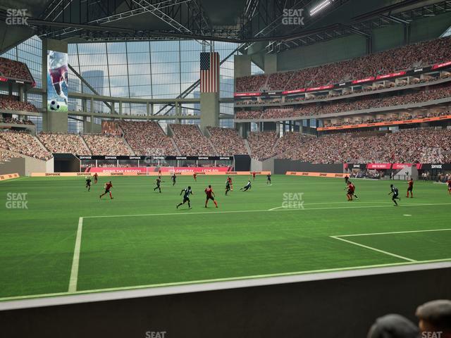 Mercedes-Benz Stadium - Section West Field Suite 16 Seat View