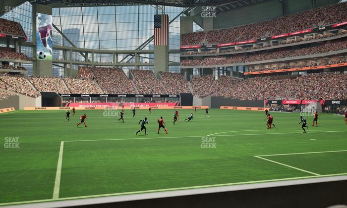 Mercedes-Benz Stadium - Section West Field Suite 16 Seat View