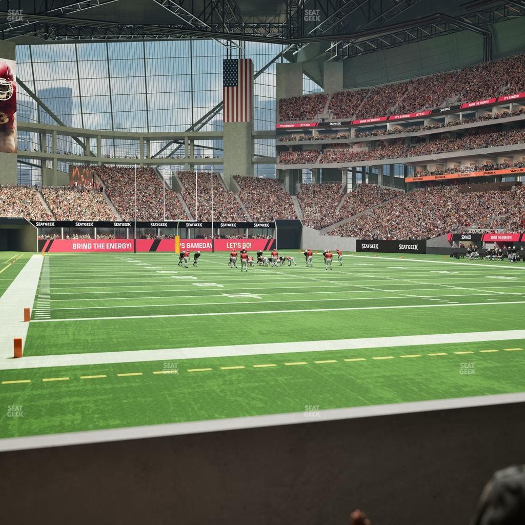 Mercedes-Benz Stadium - Section West Field Suite 16 Seat View