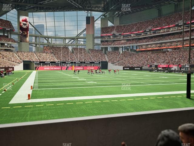 Mercedes-Benz Stadium - Section West Field Suite 16 Seat View