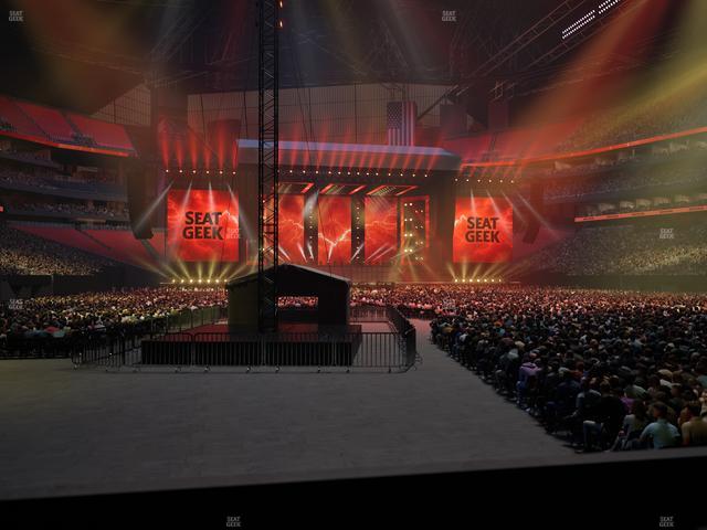 Mercedes-Benz Stadium - Section West Field Suite 16 Seat View