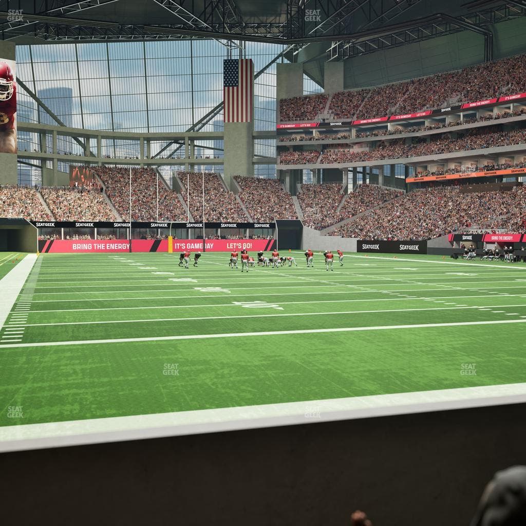 Mercedes-Benz Stadium - Section West Field Suite 16 Seat View