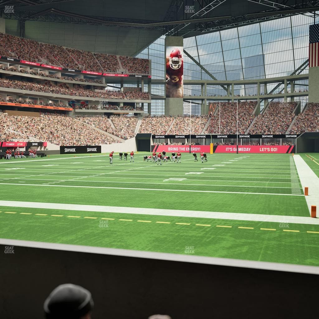 Mercedes-Benz Stadium - Section West Field Suite 9 Seat View