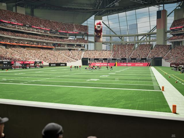 Mercedes-Benz Stadium - Section West Field Suite 9 Seat View