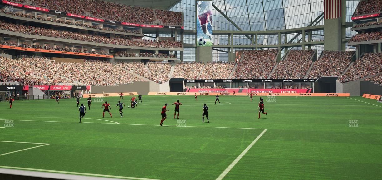 Mercedes-Benz Stadium - Section West Field Suite 9 Seat View