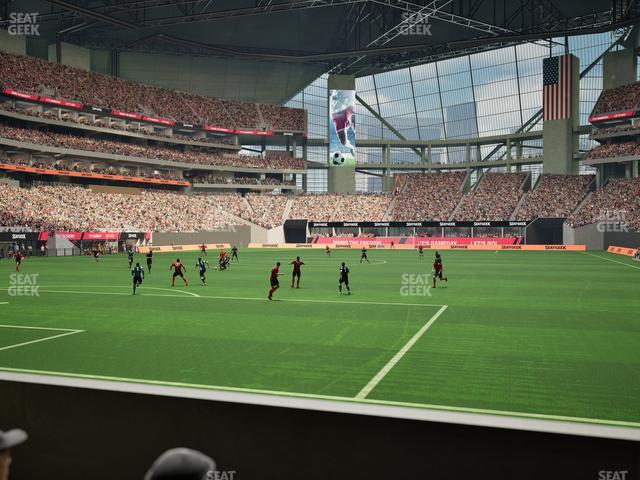 Mercedes-Benz Stadium - Section West Field Suite 9 Seat View