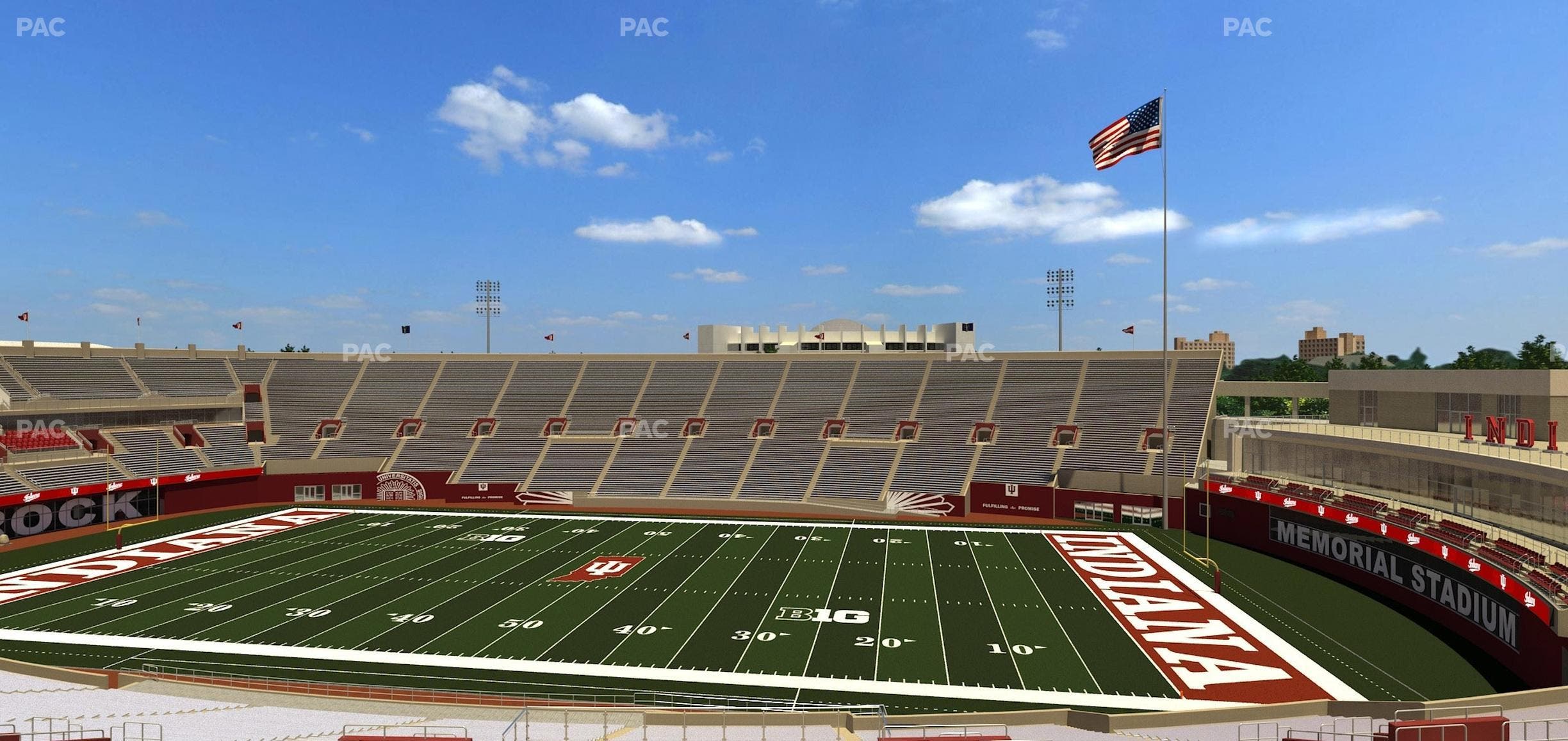 Merchants Bank Field at Memorial Stadium - Section 104 Seat View