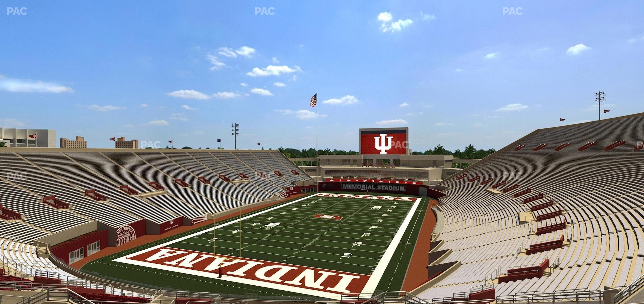 Merchants Bank Field at Memorial Stadium - Section Tobias Table 14 Seat View