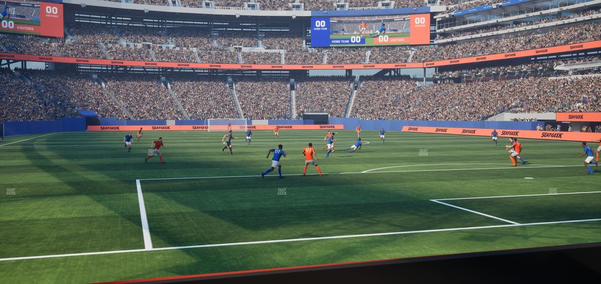 MetLife Stadium - Section 104 Seat View