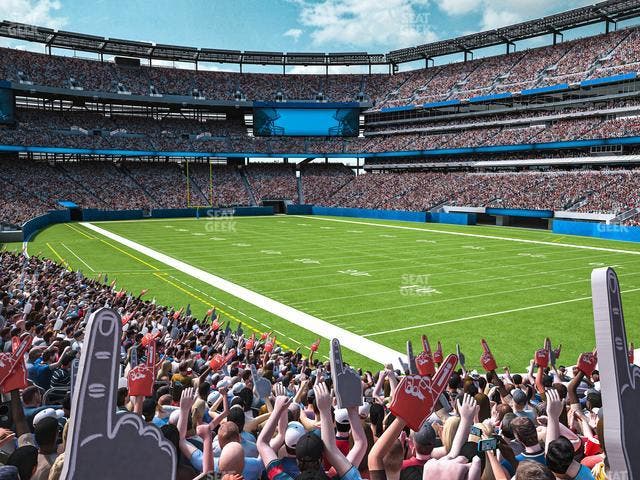 MetLife Stadium - Section 106 Seat View