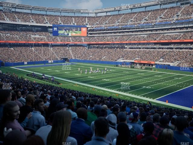 MetLife Stadium - Section 108 Seat View MetLife Stadium - Section 108 Seat View