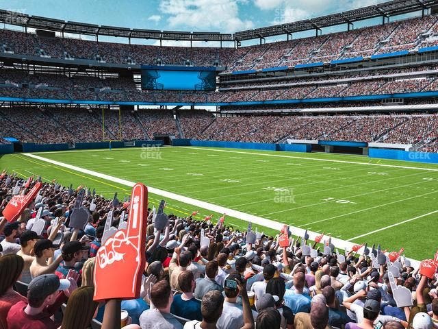MetLife Stadium - Section 108 Seat View