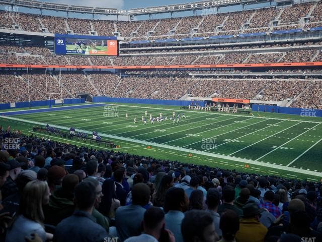 MetLife Stadium - Section 109 Seat View MetLife Stadium - Section 109 Seat View