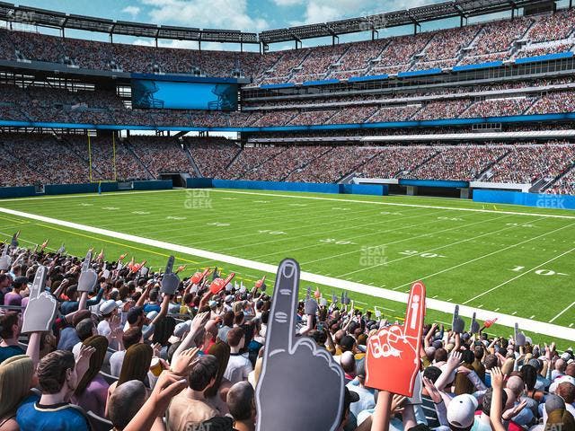 MetLife Stadium - Section 109 Seat View