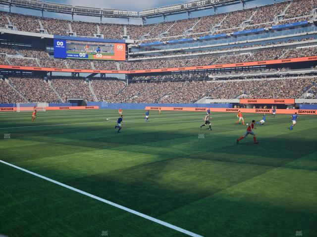 MetLife Stadium - Section 110 Seat View