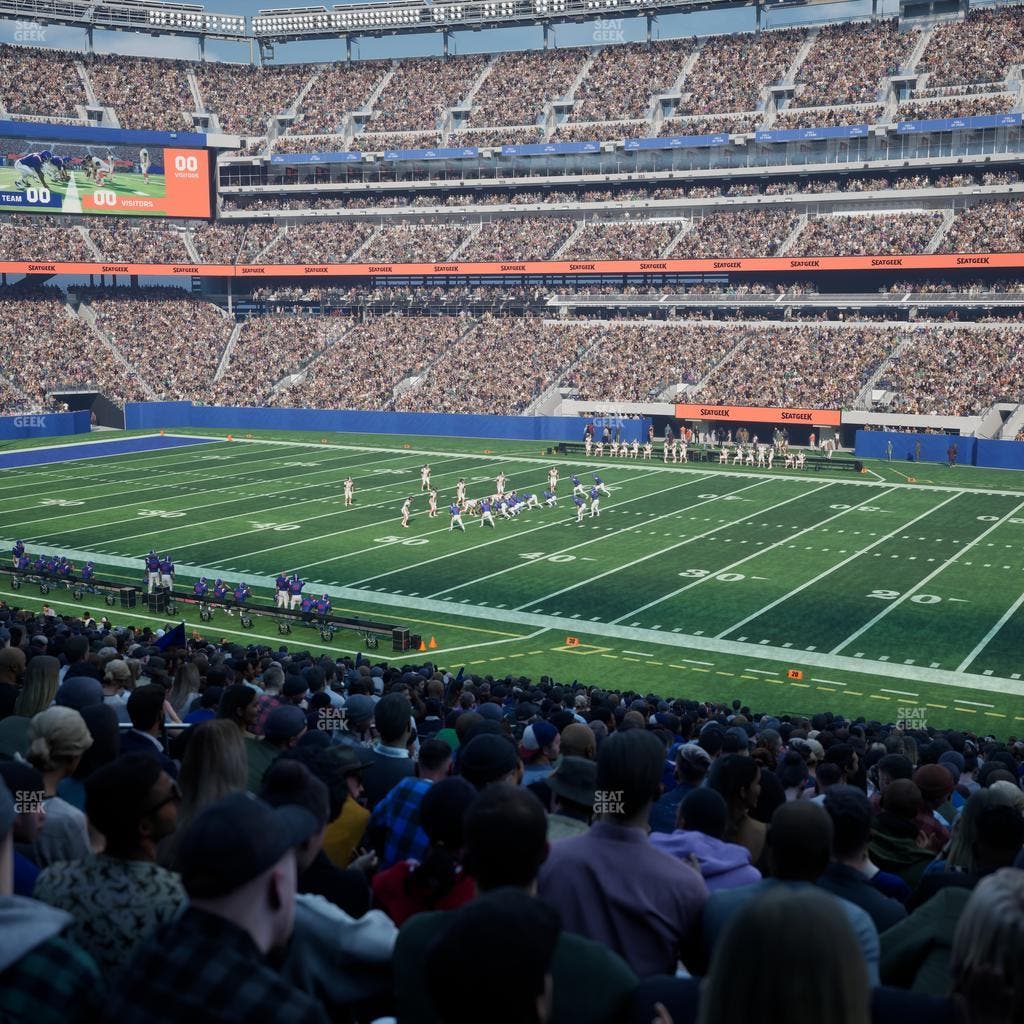MetLife Stadium - Section 110 Seat View
