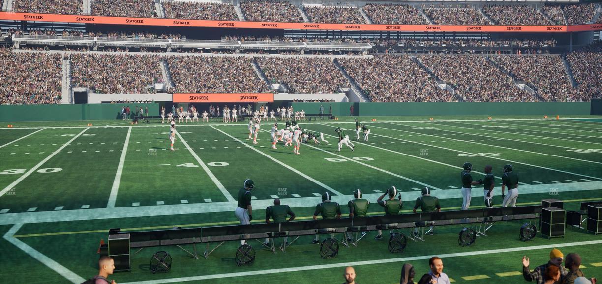 MetLife Stadium - Section 114 Club Seat View