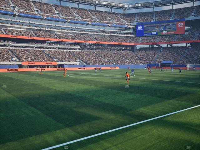 MetLife Stadium - Section 115 A Seat View