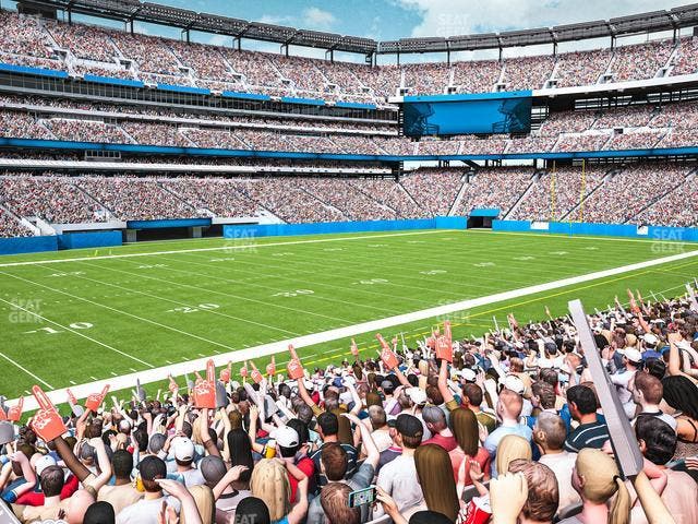 MetLife Stadium - Section 117 Seat View