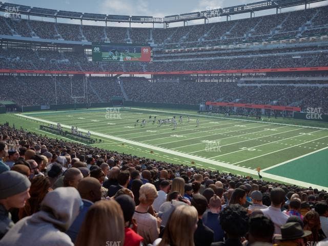 MetLife Stadium - Section 133 Seat View