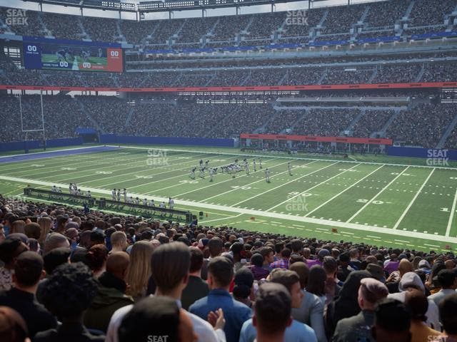 MetLife Stadium - Section 135 Seat View MetLife Stadium - Section 135 Seat View