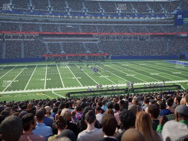 MetLife Stadium - Section 140 Seat View MetLife Stadium - Section 140 Seat View
