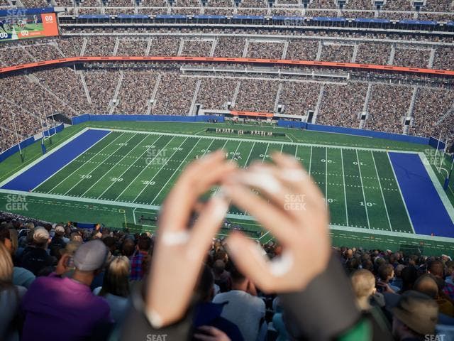 MetLife Stadium - Section 312 Seat View MetLife Stadium - Section 312 Seat View