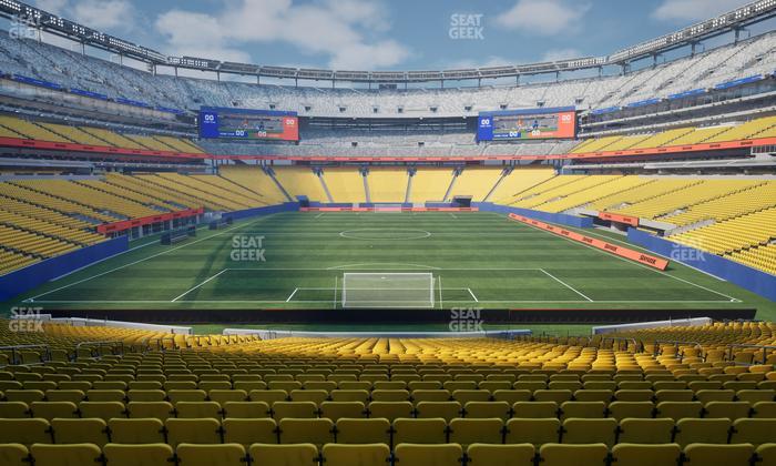 MetLife Stadium - Section Category 1 Seat View