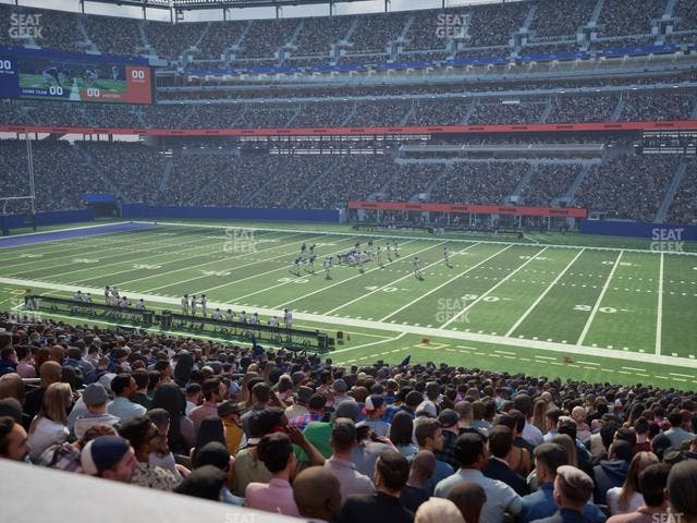 MetLife Stadium - Section Commissioners Club 1 Seat View MetLife Stadium - Section Commissioners Club 1 Seat View