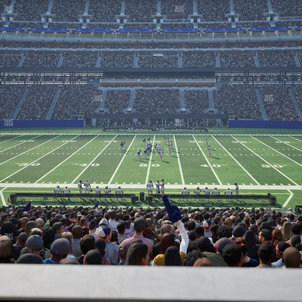 MetLife Stadium - Section Commissioners Club 10 Seat View