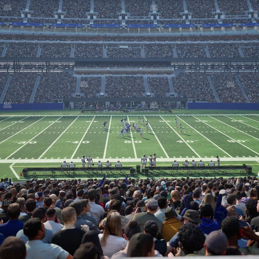 MetLife Stadium - Section Commissioners Club 11 Seat View