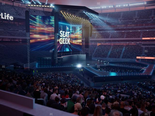 MetLife Stadium - Section Commissioners Club 12 Seat View