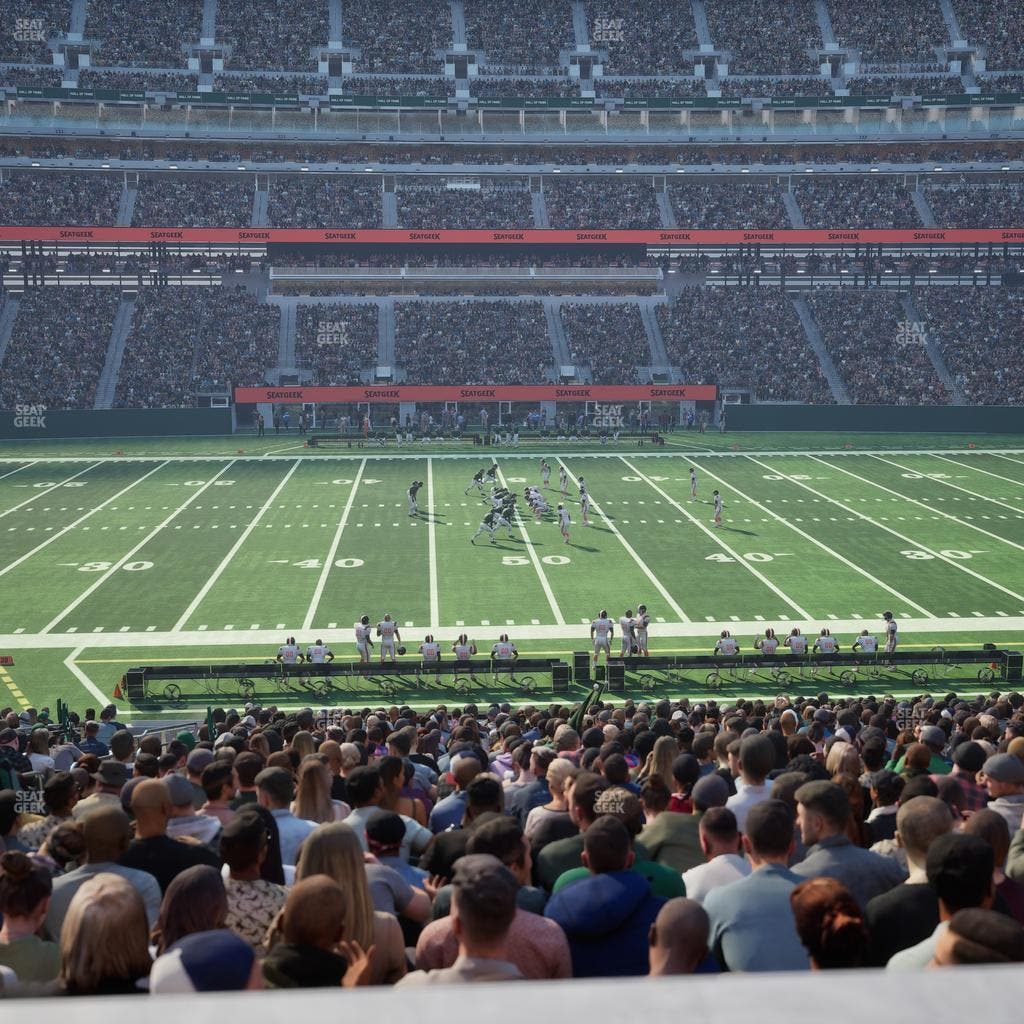 MetLife Stadium - Section Commissioners Club 12 Seat View