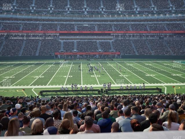 MetLife Stadium - Section Commissioners Club 12 Seat View