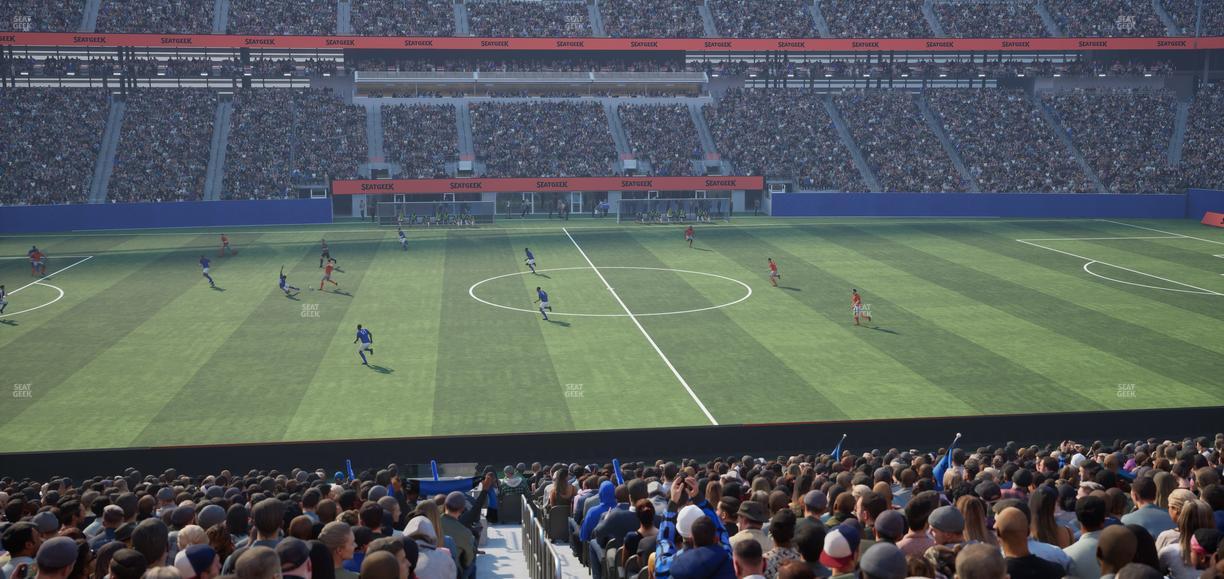 MetLife Stadium - Section Commissioners Club 13 Seat View