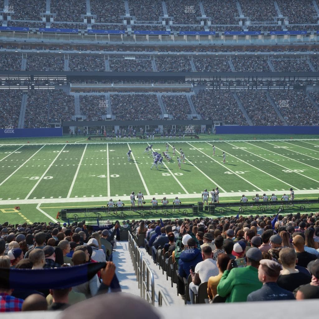 MetLife Stadium - Section Commissioners Club 13 Seat View