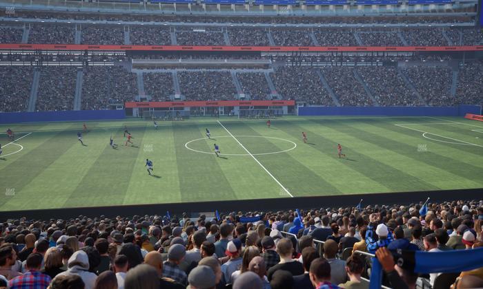 MetLife Stadium - Section Commissioners Club 14 Seat View