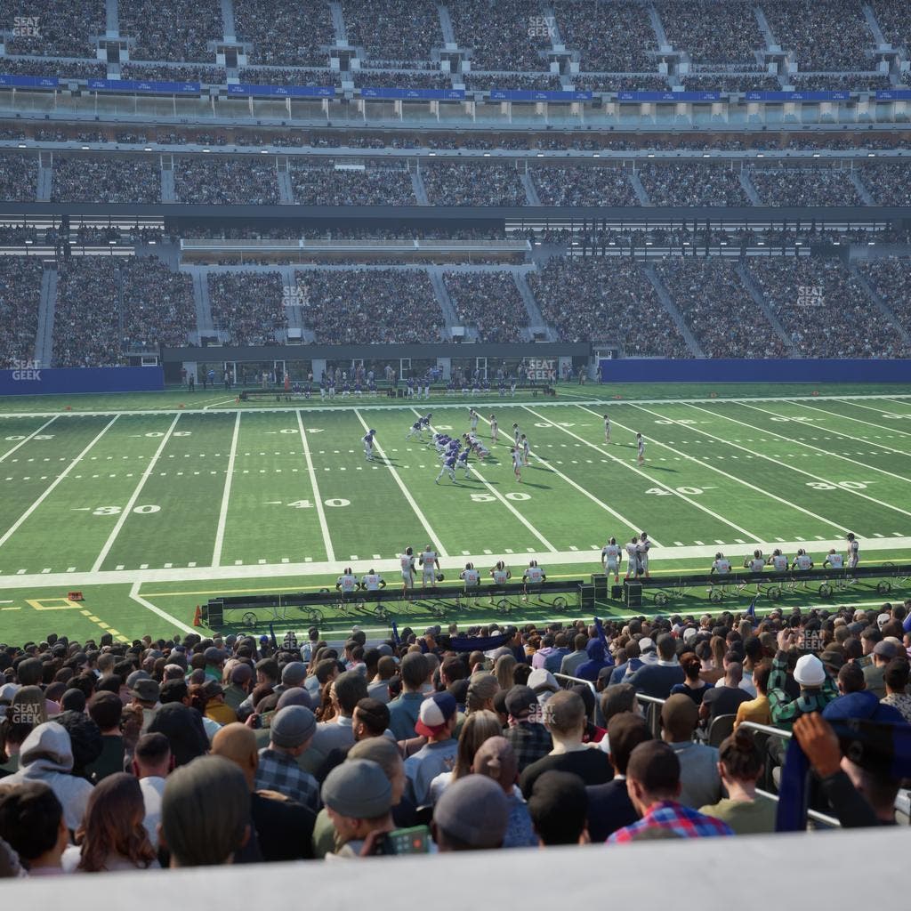 MetLife Stadium - Section Commissioners Club 14 Seat View