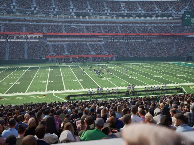 MetLife Stadium - Section Commissioners Club 15 Seat View